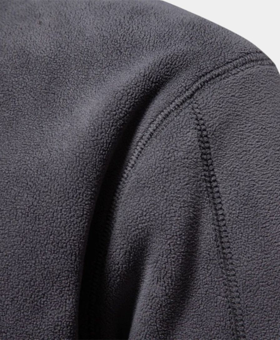 High Neck Zip Sweater Alpine - Alder & Voss