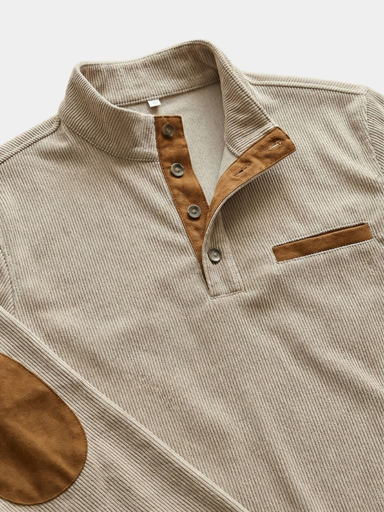 Monaco Casual Henley Pullover - Alder & Voss