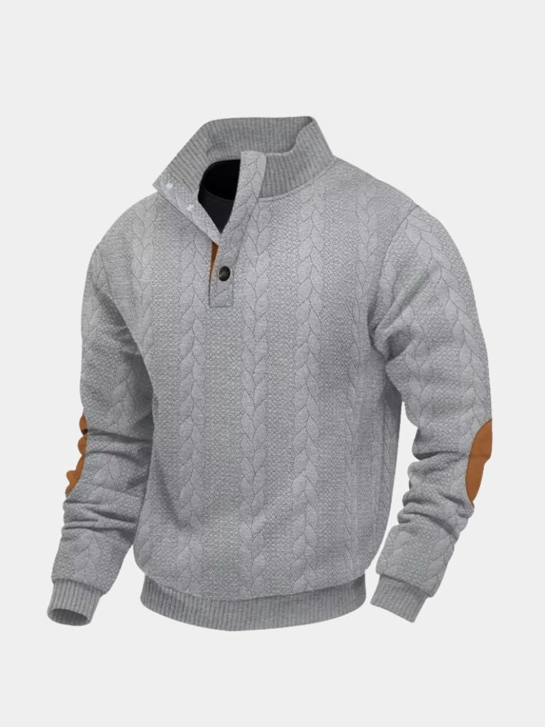 Timberline Long Collar Knit Sweater - Alder & Voss