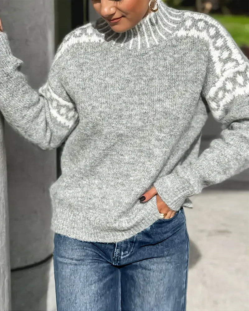 Rowan™ | Knitted Winter Sweater
