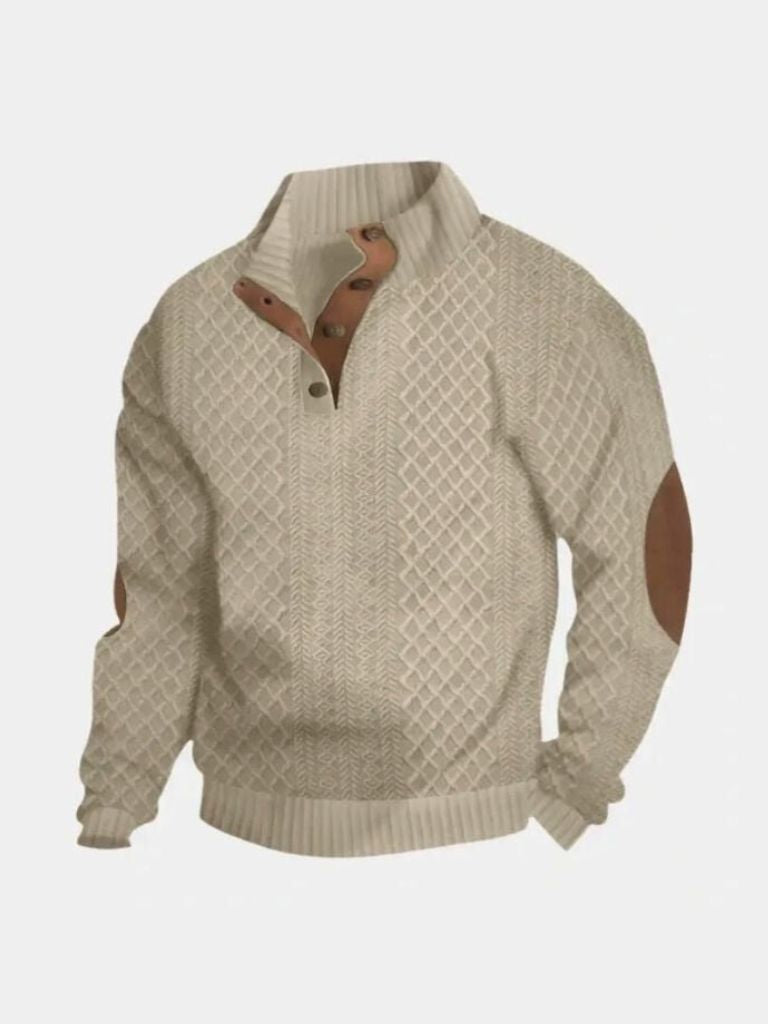 Classic High Collar Pullover - Alder & Voss