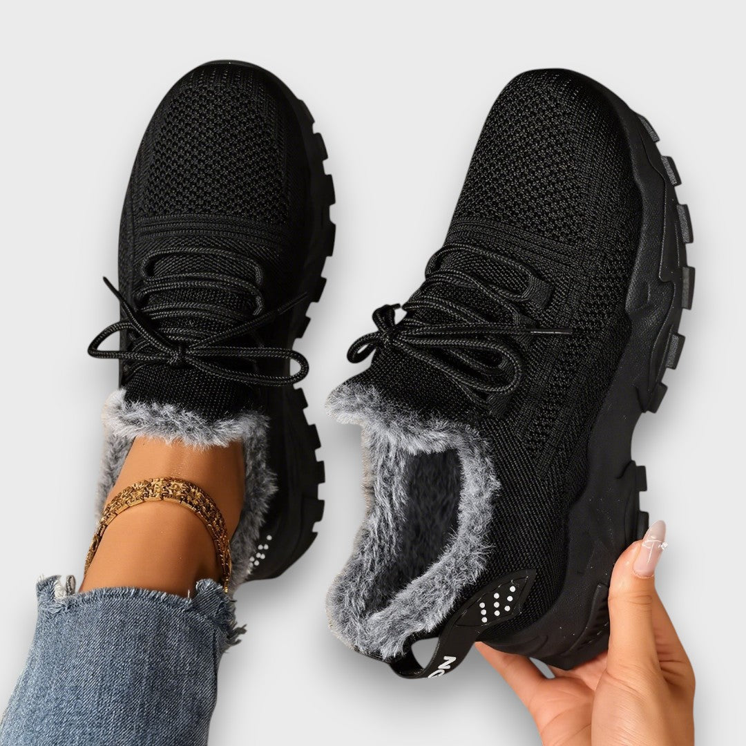 Chloe™ | Lace-Up Winter Sneakers
