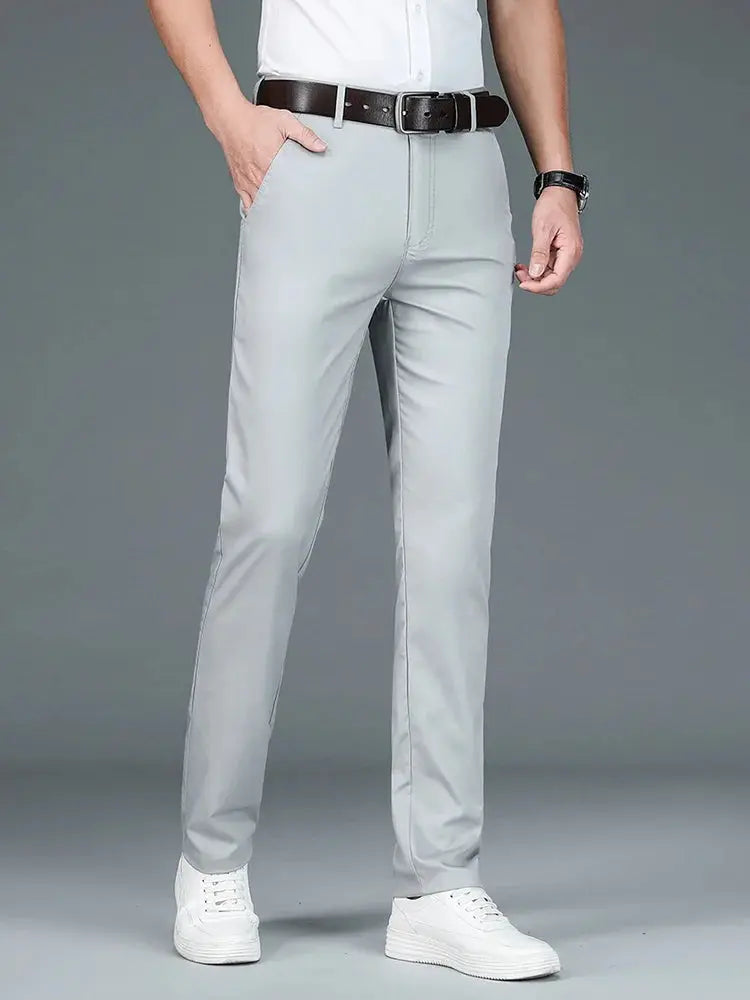 Minimalist Straight Leg Bamboo Fiber Pants