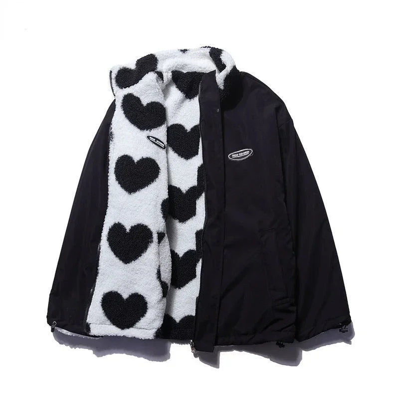 Riley™ | Reversible Cozy Heart Jacket