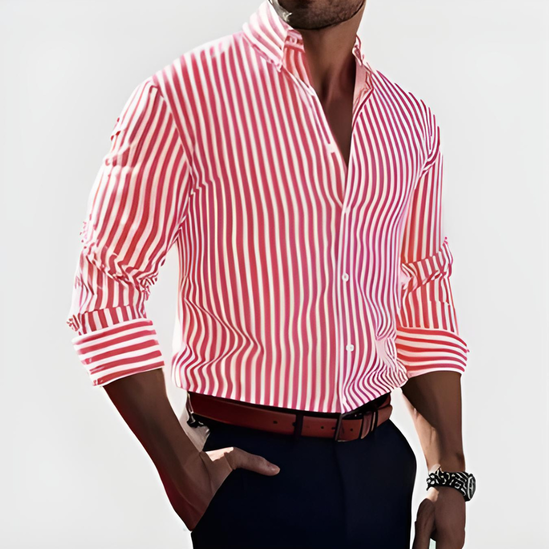 Lenoir™ - Striped Confidence Shirt