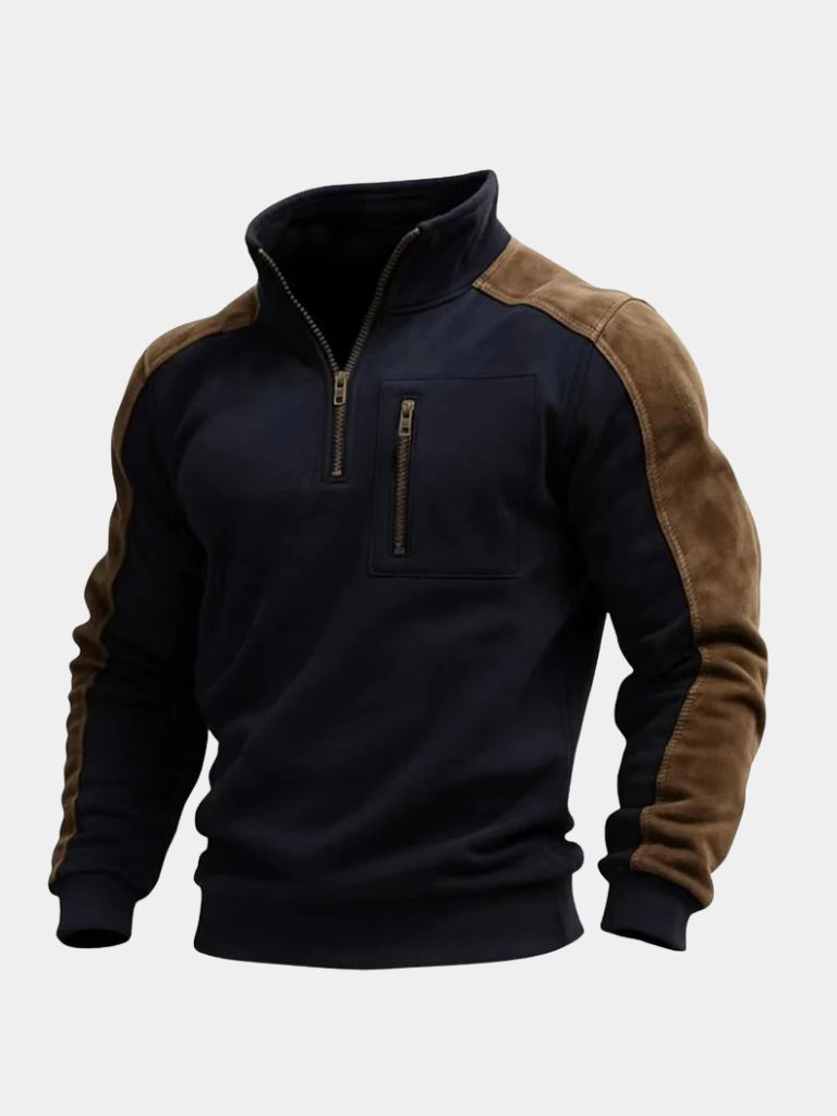 Urban Explorer High Collar Quarter Zip Pullover - Alder & Voss