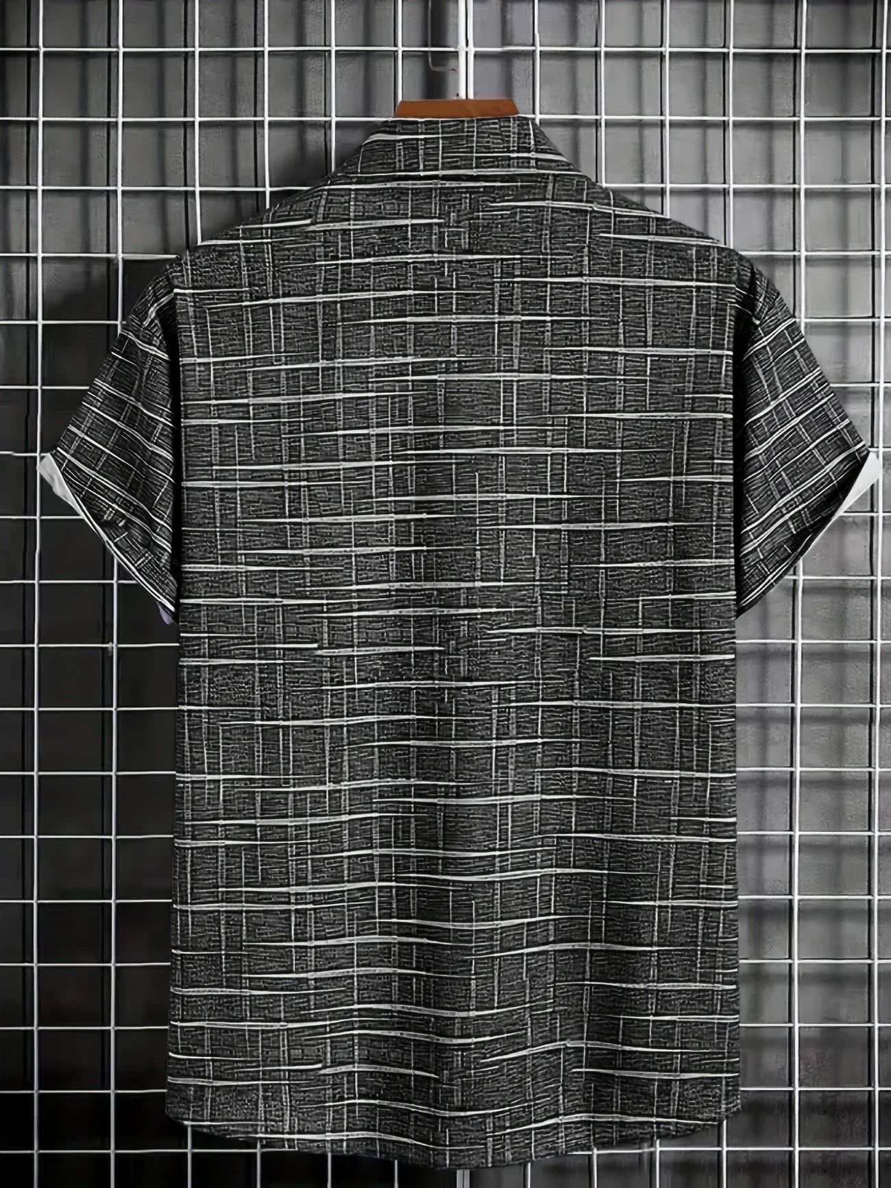 Lenoir™ | Elegant shirt with striped and checked pattern