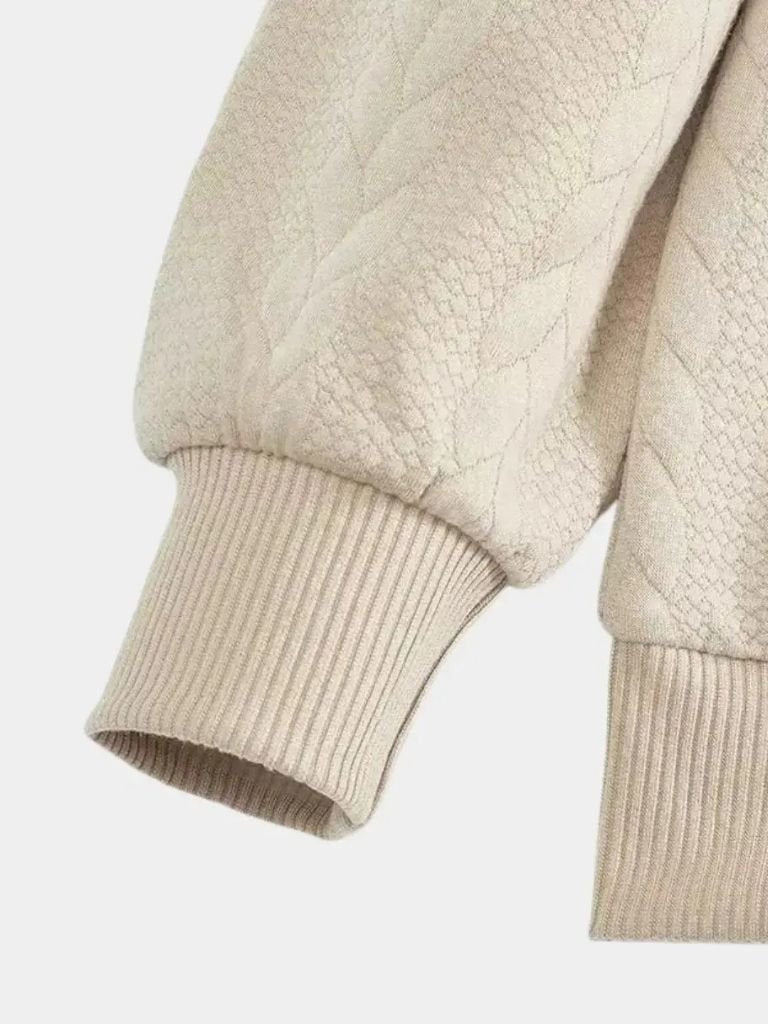 Essential Henley High Collar Quarter Zip Pullover - Alder & Voss