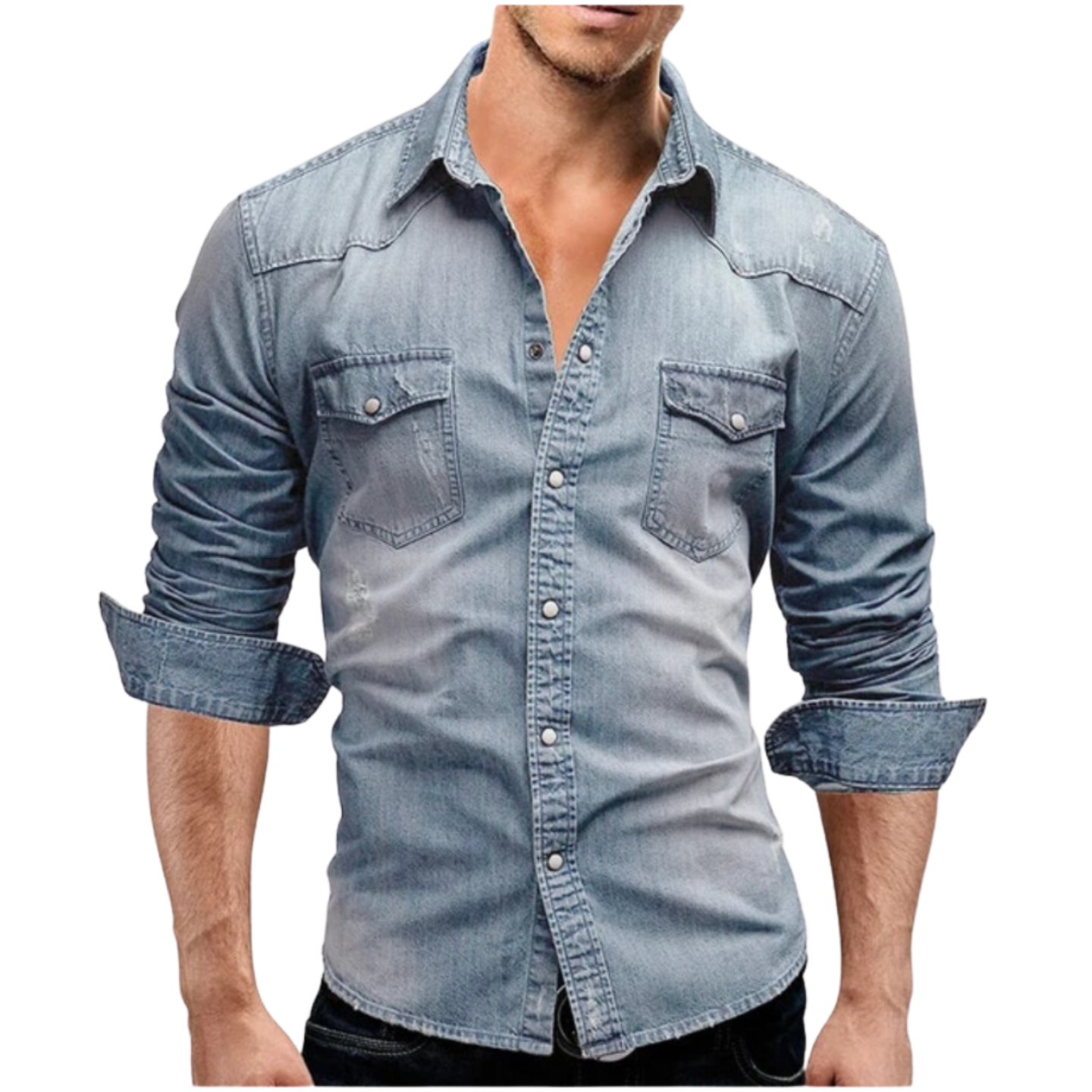 Lenoir™ - Modern Style Denim Shirt