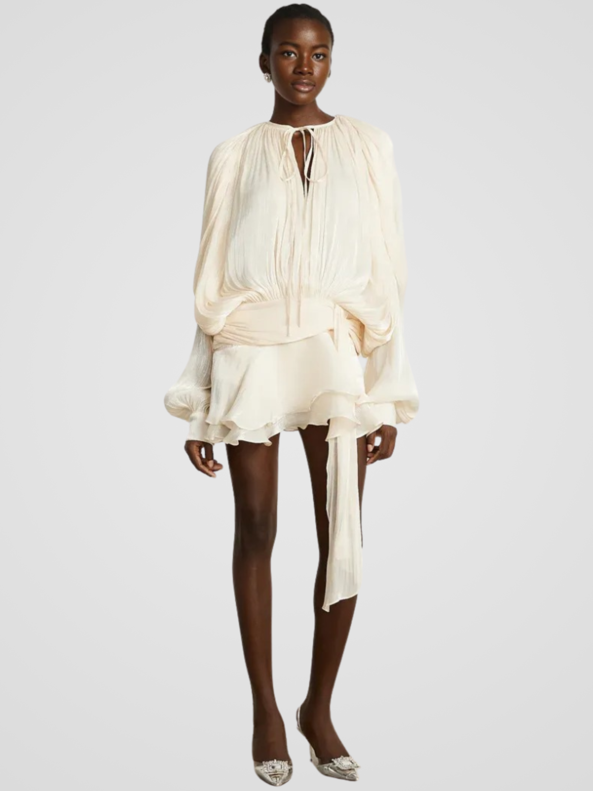 ISLA DRAPED MINI DRESS