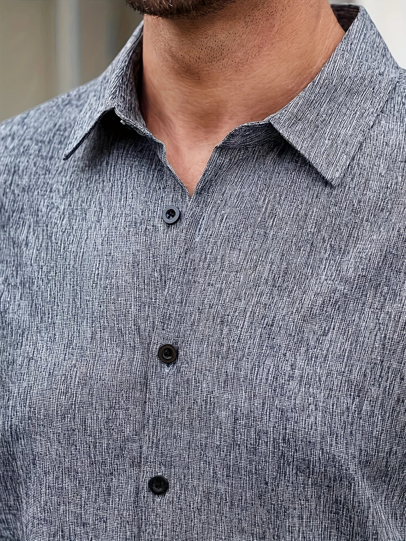 Lenoir™ | Lightweight short-sleeve shirt in a linen blend