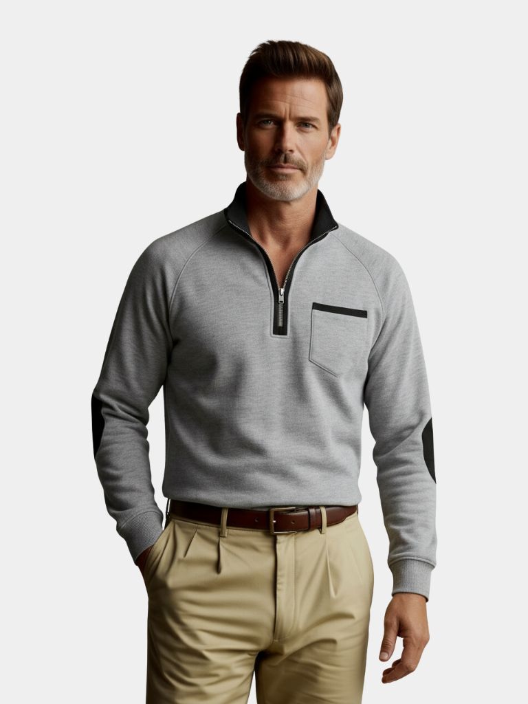 Classic Academy High Collar Pullover - Alder & Voss