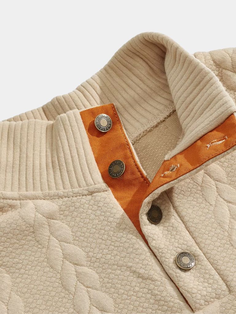 Timberline Long Collar Knit Sweater - Alder & Voss