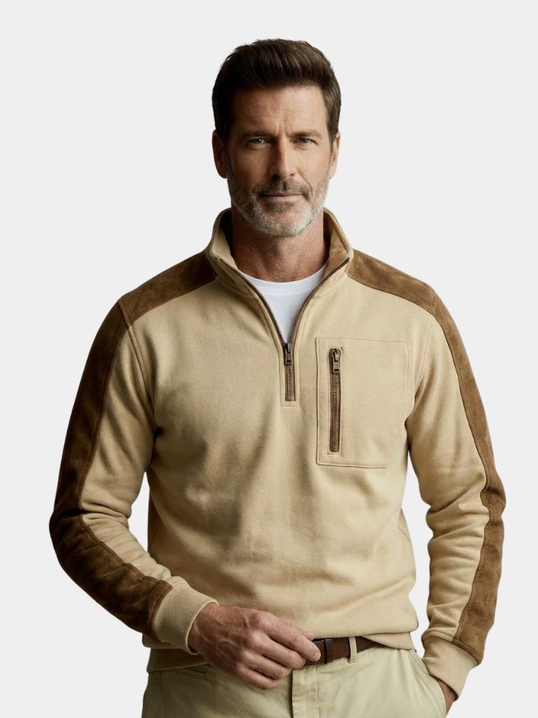 Urban Explorer High Collar Quarter Zip Pullover - Alder & Voss