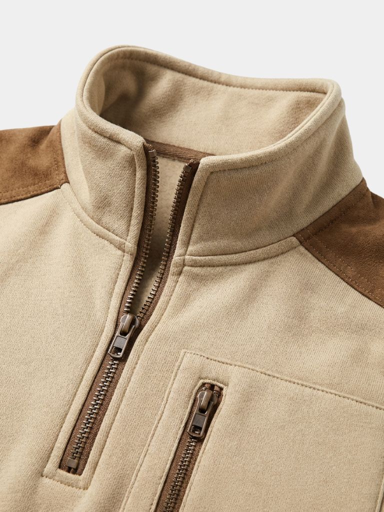 Urban Explorer High Collar Quarter Zip Pullover - Alder & Voss