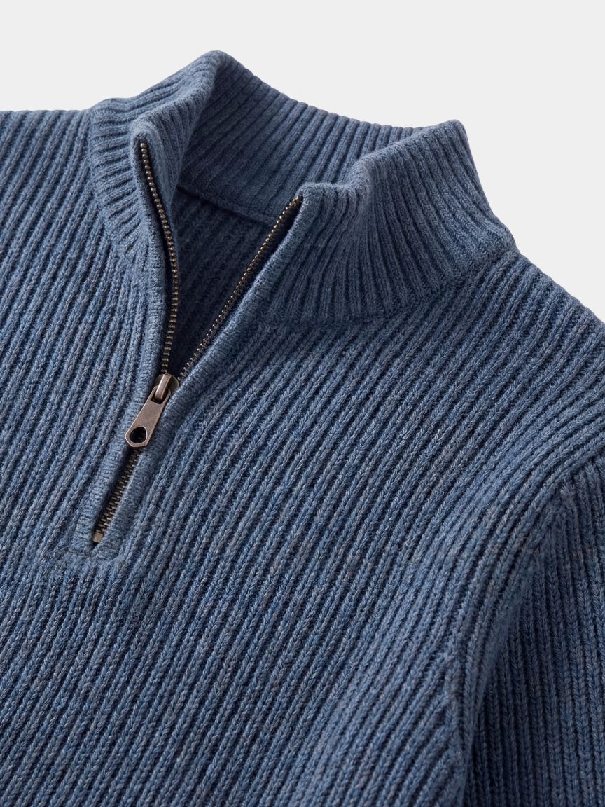 Classic Highland Quarter-Zip Sweater - Alder & Voss