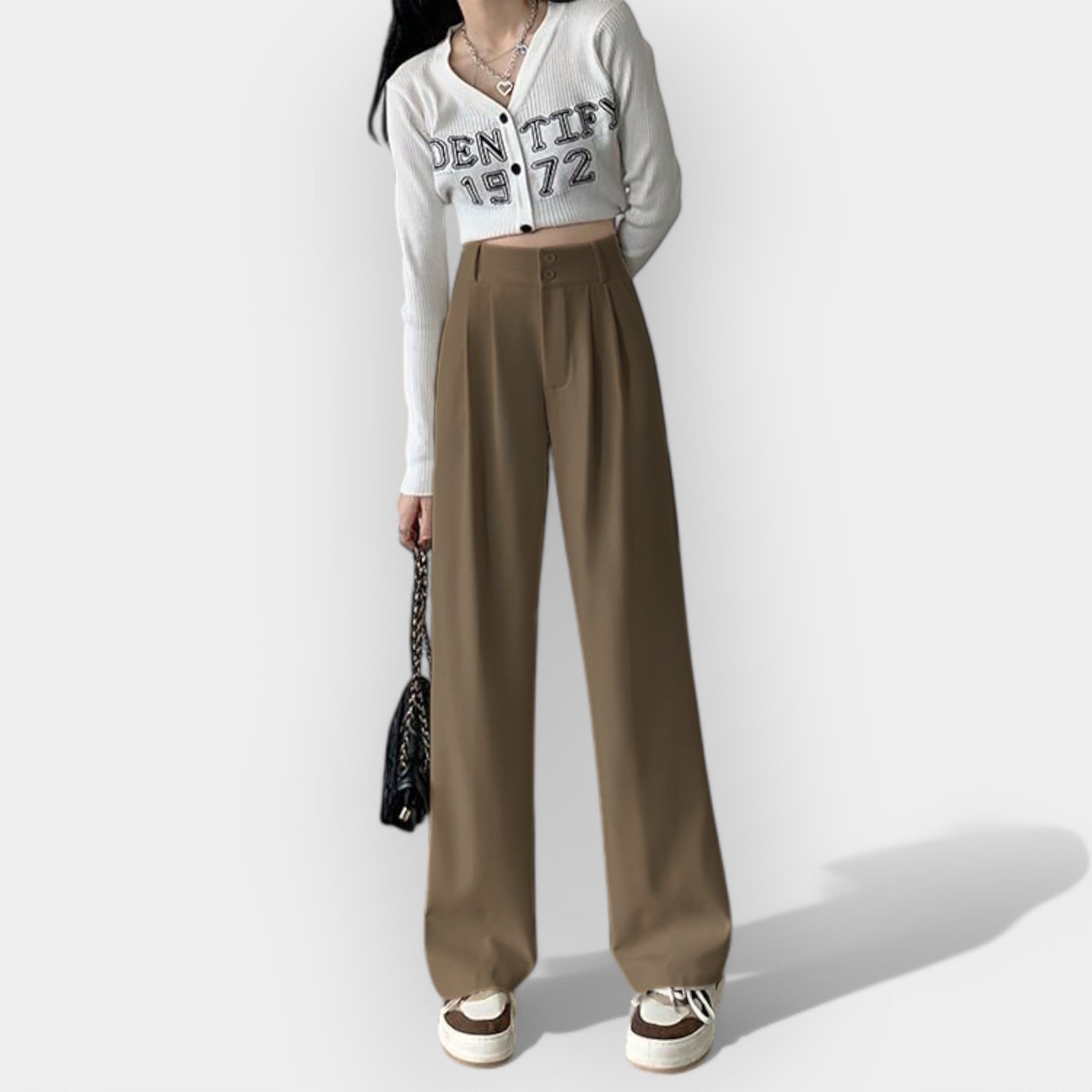 Korean-Inspired Wide-Leg Trousers