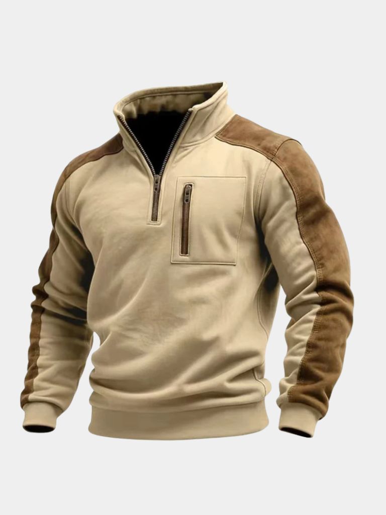 Urban Explorer High Collar Quarter Zip Pullover - Alder & Voss