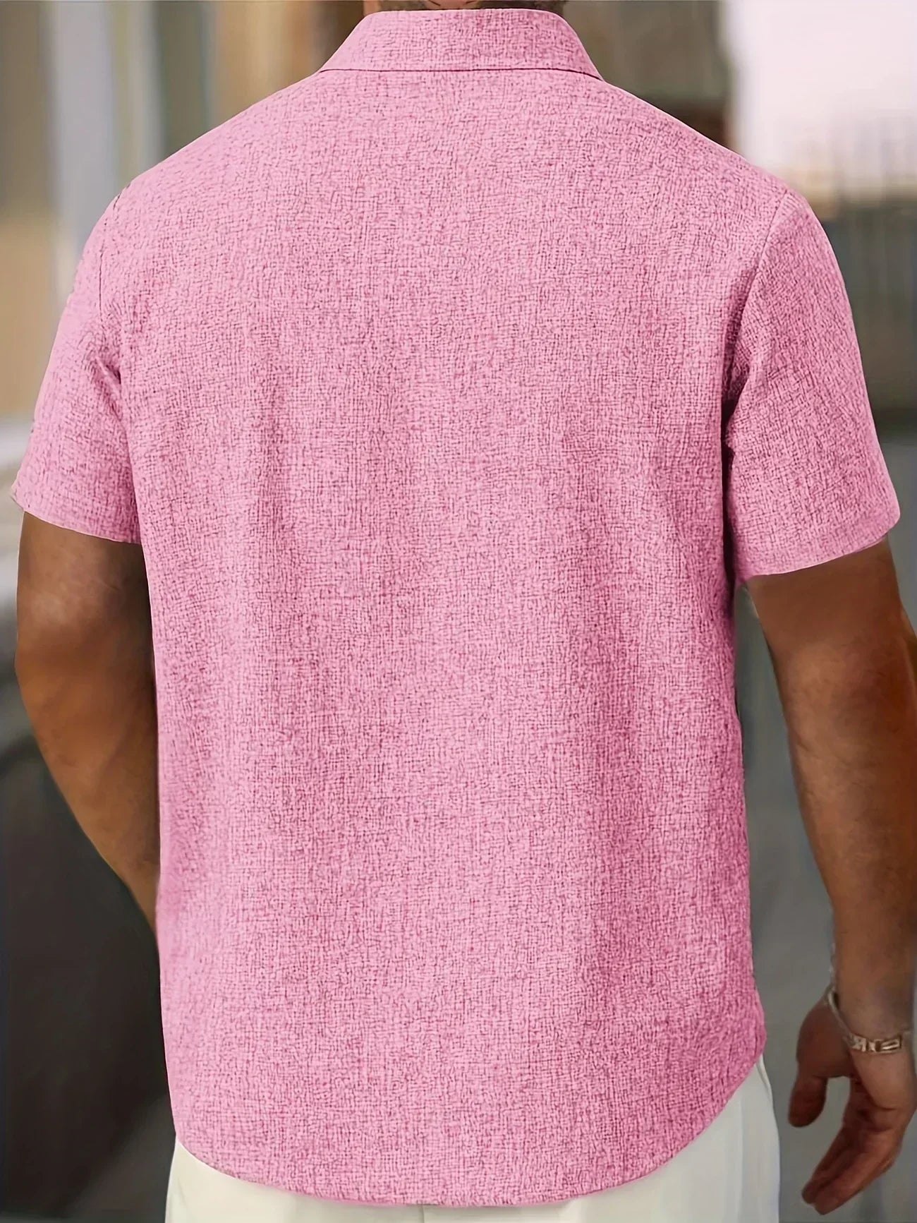 Lenoir™ | Lightweight short-sleeve shirt in a linen blend