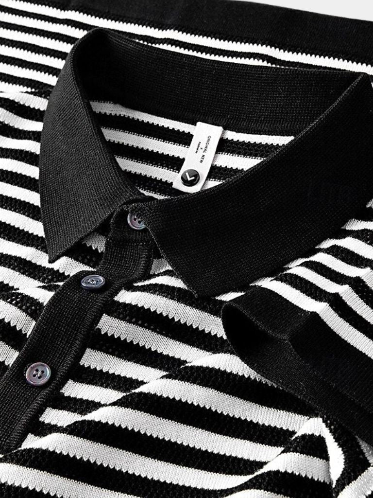 Classic Striped Polo - Alder & Voss